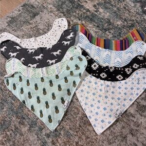 Copper pearl bibs